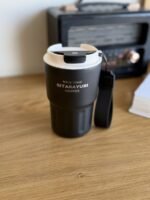 كوب/مج حراري مع غطاء وحبل – 360 مل