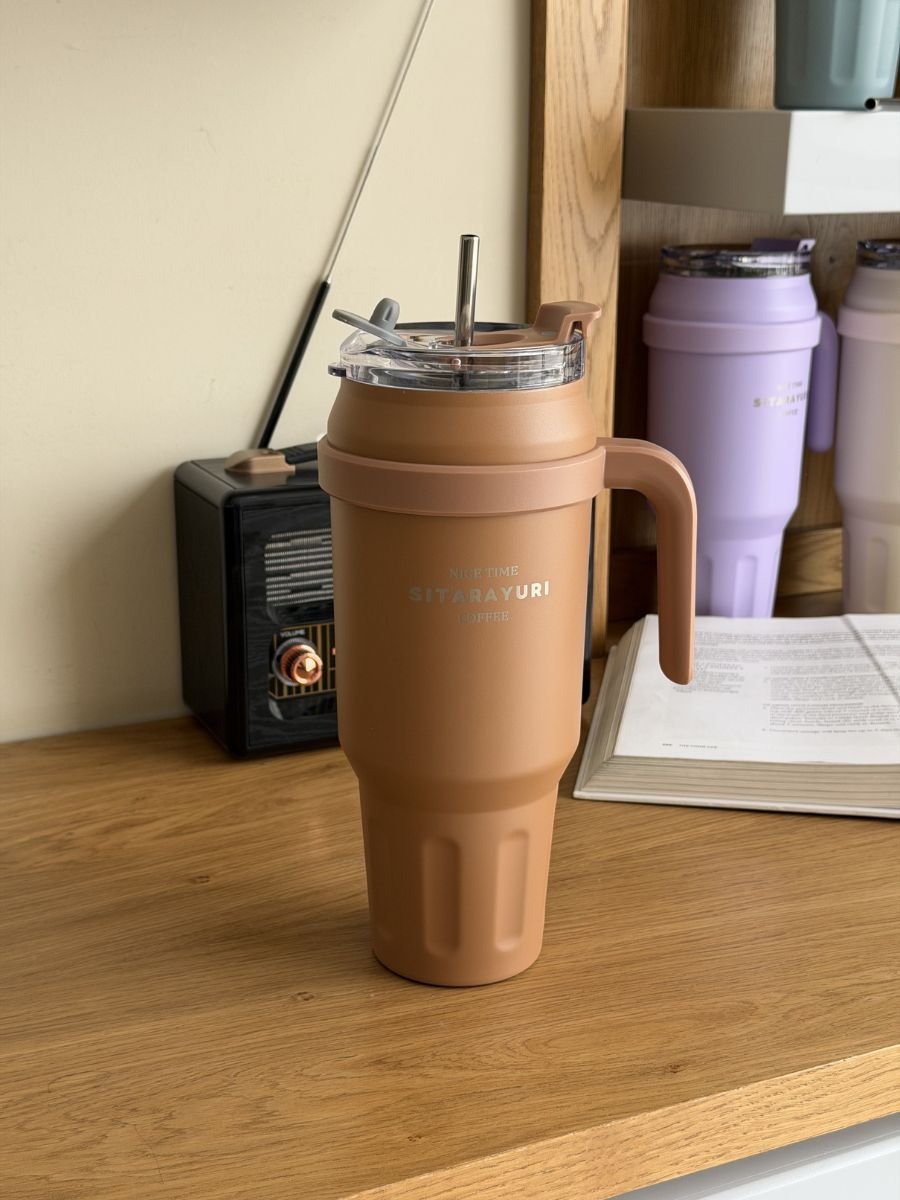 80 Large Insulated Travel Mug with Handle – 1500 ml - Image 1